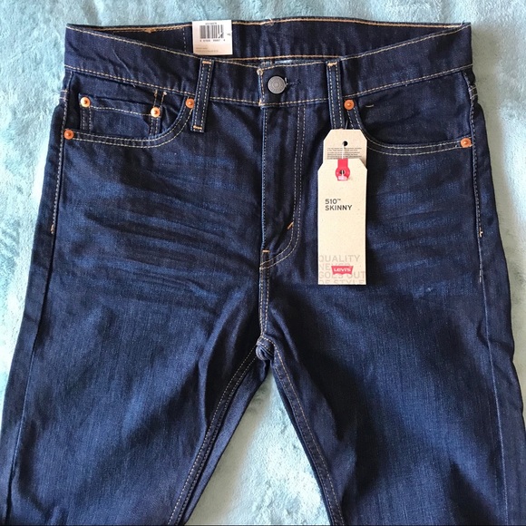 Levi’s 510 skinny stretch blue denim jean - Picture 2 of 6